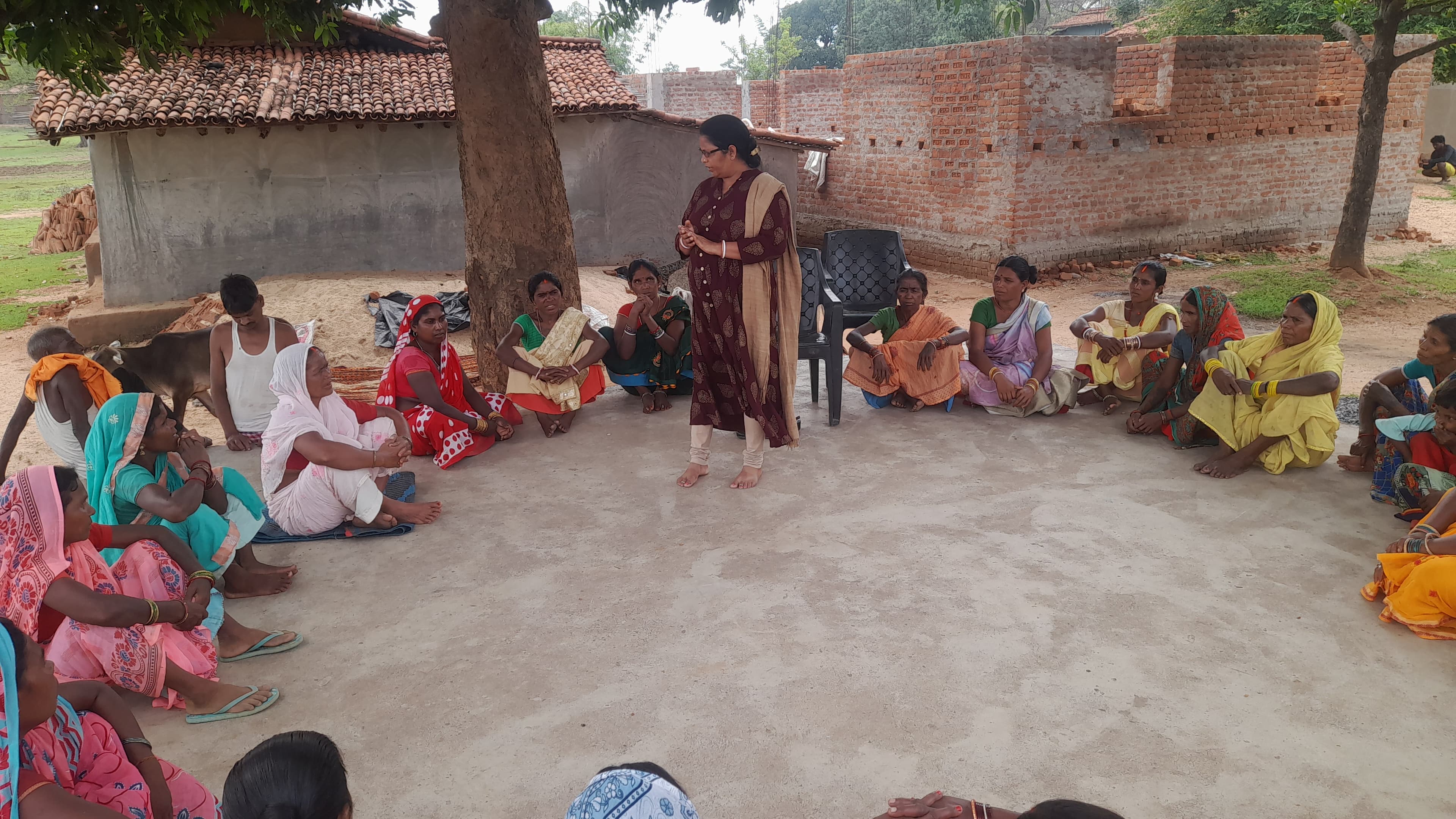 Ambedkar Foundation team members and community volunteers in Jharkhand